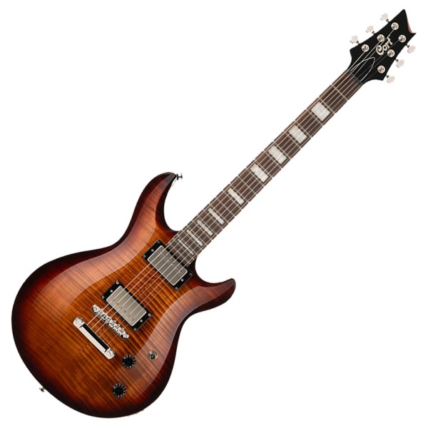 Gorgeous double cut guitar with great looks, tone, and playability.