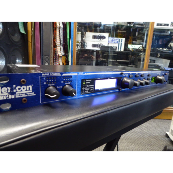 <p>Superb 4 channel effects processor.</p><p>17 classic Lexicon algorithms with full editability and loads of variations.</p><p>Large backlit LCD display.</p><p>Can be used as two stereo effects modules or 4 mono effects modules.</p><p>Perfect for band PAs, churches and clubs.</p><p>Intuitive front panel design.</p><p>Easy to edit with a few knob tweaks.</p><p>For
 example, three individual, assignable parameter controls mean you don&rsquo;t
 have to page through menus to fine tune a reverb tail.&nbsp;</p><p>Built-in dbx compression and de-essing in tandem with reverb, the MX400 is the perfect tool for taming problem vocalists.&nbsp;</p><p></p>