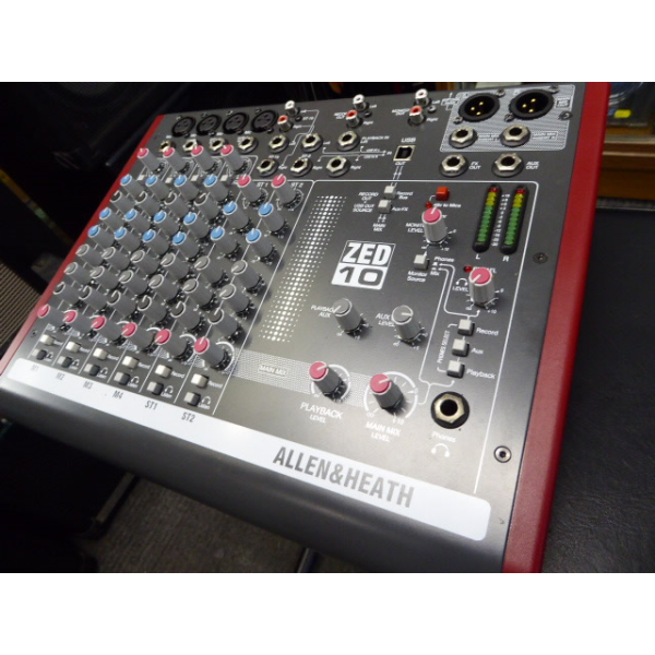 Professional compact mixer.<br />Excellent build quality and sound.<br />4 great mic pre-amps based on the highly-acclaimed Mixwizard series.<br />2 pairs of stereo inputs available on jack or RCA.<br />Additional stereo playback inputs with independent volume control, ideal for monitoring recorded material.<br />Equipped with a 3-band equaliser circuit on each<br />mono input, with swept mid frequency section, and a 2-band EQ on the stereo channels.<br />Outputs on XLR.<br /><br />