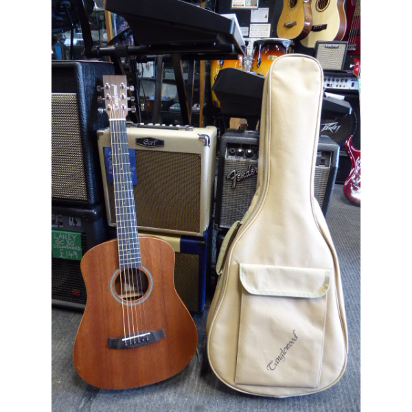 Lovely travel-size acoustic guitar in excellent condition with original padded bag.