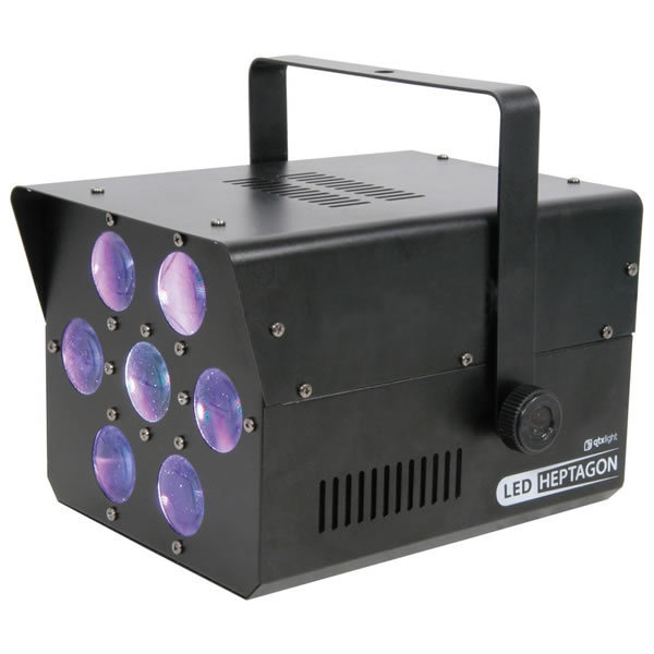 This ultra bright LED light effect combines unique patterns with a rotating LED board and 7 output lenses to create a moving mystical effect which covers a large area. These features make the unit ideal for creating background atmospheres or for use as a disco light by mobile DJs, and in small nightclub and bar installations.