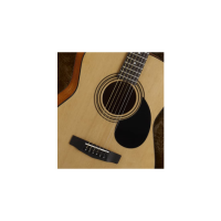 Folk-size acoustic guitar with a laminate spruce top, mahogany back &amp; sides, 20 frets, die cast tuners and more. &nbsp;Perfect for beginners.