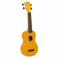 Entry-level soprano ukulele with bag.