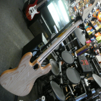Superb jazz bass copy with ash body, canadian hard maple neck, ash tray bridge cover, and more!