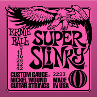 Light gauge nickel wound electric guitar strings. &nbsp;Gauge: 9, 11, 16, 24, 32 &amp; 42.