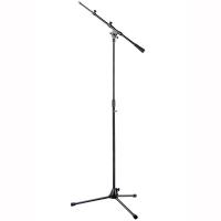 Microphone boom stand with tripod base and metal joints<br /><br />
