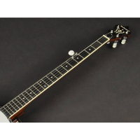 Good quality 5-string banjo with closed back, arm rest, bone nut, ivoroid binding, and more.
