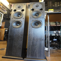 Compact floorstanders with a big sound.<br />Excellent build quality- sturdy enclosures with a solid plinth.<br />Twin woofers for extended bass response.<br />The soft dome tweeter provides a silky smooth top end.<br />