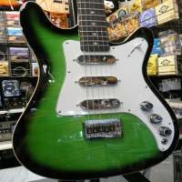 <p>Awesome greenburst guitar with fixed bridge, 3 single coil pickups, C shape neck, and more.</p>