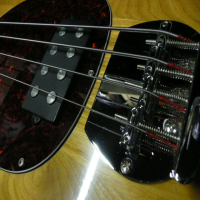 <p>Stunning and affordable left-handed Music Man style bass guitar with hard case.</p><p>Excellent condition.</p>