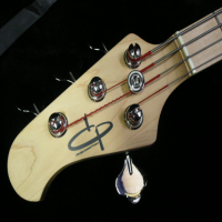 <p>Stunning and affordable left-handed Music Man style bass guitar with hard case.</p><p>Excellent condition.</p>