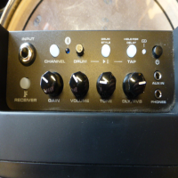 Lovely compact guitar/bass amplifier with internal rechargeable battery, built-in wireless system, effects, bluetooth connectivity, and more!