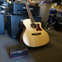 Lovely compact guitar/bass amplifier with internal rechargeable battery, built-in wireless system, effects, bluetooth connectivity, and more!