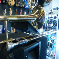 <p>Quality student trombone from this well-reputed manufacturer.</p><p>Good condition, with a few minor marks on the body.</p><p><br /></p>