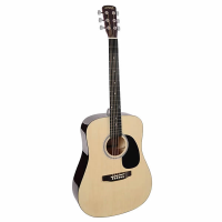 Decent dreadnought acoustic guitar with laminate top, back &amp; sides.&nbsp; Perfect for beginners.
