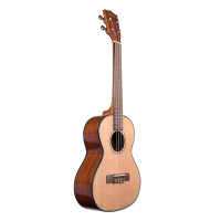 Quality tenor ukulele with solid spruce top, mahogany back &amp; sides, rosewood fingerboard, and lovely gloss finish.