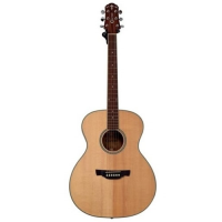 <p>Quality grand auditorium acoustic guitar with solid spruce top, smooth satin finish, great tone and playability.</p><p>Available with or without pickguard.</p>