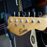 Entry-level electric guitar in good condition.