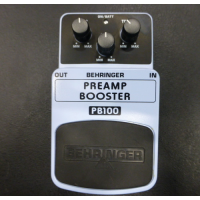 Discontinued preamp booster pedal for bass/guitar in new condition.