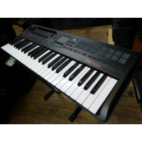 <p>The Triton Taktile 49 combines the power and functionality of a fully-featured USB MIDI controller with the sounds of the legendary Triton Music Workstation.</p><p>512 built-in sounds from the Korg Triton.</p><p>Compact, portable design.</p><p>Fully-featured USB midi controller with 16 velocity-sensitive&nbsp; drum pads, 8 rotary controllers, ribbon controller, X/Y touchpad pad (derived from the Kaoss pad series), DAW transport controls and pitch and modulation wheels.</p><p>The touch-pad also doubles up as a mouse pad when connected to a computer.</p><p>Lovely semi-weighted keyboard action.</p><p>80 note polyphony.</p><p>Excellent condition.<br /><br /></p>