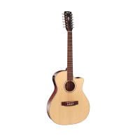 Electro-acoustic 12-string guitar with great playability and tone.