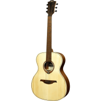 Lovely auditorium size acoustic guitar with solid top.