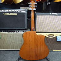 <p>Left-handed electro-acoustic guitar by Fender.<br /></p><p>Condition: A few marks here and there, otherwise fine.</p>