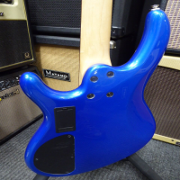 <p>Excellent lightweight 4-string bass guitar with active circuit, hybrid pickup configuration, blue metallic finish, and more!</p><p>Great condition.</p>