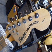 Standard Series Squier stratocaster in good condition.<br />