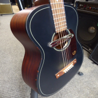 Nice little parlor guitar with soundhole pickup.&nbsp; Very near mint condition.<br />