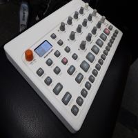 <p>Fantastic drum machine and sample player with 300 preset sounds and Elektron's superb step sequencer.</p><p>Great-sounding filters!</p><p>6 audio tracks (all of which may be used as MIDI tracks instead)</p><p>6 &times; velocity-sensitive pads<br />96 projects<br />96 patterns per project<br />1 sample playback engine per track<br />1 resonant multimode filter per track<br />1 assignable LFO per track<br />Delay and reverb send FX<br />Elektron sequencer up to 64 steps with unique length and scale settings per track<br />Real-time or grid recording of notes and parameters<br />64 MB sample memory<br />1 GB storage<br /><br /><br /></p>