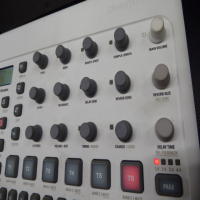 <p>Fantastic drum machine and sample player with 300 preset sounds and Elektron's superb step sequencer.</p><p>Great-sounding filters!</p><p>6 audio tracks (all of which may be used as MIDI tracks instead)</p><p>6 &times; velocity-sensitive pads<br />96 projects<br />96 patterns per project<br />1 sample playback engine per track<br />1 resonant multimode filter per track<br />1 assignable LFO per track<br />Delay and reverb send FX<br />Elektron sequencer up to 64 steps with unique length and scale settings per track<br />Real-time or grid recording of notes and parameters<br />64 MB sample memory<br />1 GB storage<br /><br /><br /></p>