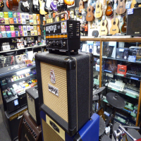 <p>Lovely mini guitar head &amp; cab by Orange.</p><p>Mint condition with Power supply and connecting lead.</p>