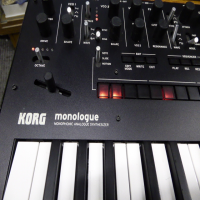 A modern analogue classic!<br />A fully programmable, 25-note analogue monophonic synthesizer that shares the spirit of the best-selling minilogue, with a sleek layout, knob-per-function workflow and high-quality construction. Featuring fresh voicing and sound sculpting abilities, you can create anything from powerful basses to sharp leads, or step-sequenced drum patterns.<br />While sharing its sleek layout, knob-per-function workflow and high-quality construction with the best-selling minilogue, monologue is a truly unique new synth for all types of musicians; featuring new voicing and sound sculpting abilities &ndash; at an amazing price. The monologue's completely new filter, modulation, drive, and LFO can generate powerful basses and sharp leads, creating awesome mono sounds that showcase its single-voice design. The step sequencer has also been dramatically expanded, allowing more intuitive and more complex editing. With a lineup that gives you a choice of five eye-catching colours, this compact instrument has a strong personality to match your own.<br />The monologue contains monophonic analogue synthesizer circuitry that builds on the circuitry of the minilogue. But that doesn&rsquo;t mean that the monologue is simply a one-voice model of the minilogue. It&rsquo;s a monophonic beast with stunning power that comes from a redesigned envelope section, modulation routing, and a filter with powerful low-end punch.<br /><br />The structure is 2VCO, 1VCF, 1EG, 1VCA, and 1LFO. In addition to the same distinctive circuits as on the minilogue (such as the wave shaping that shapes the overtones of the oscillator, and a sync/ring switch), the filter section uses a two-pole filter to deliver aggressive sound. Newly featured is a drive circuit that adds overtones and distortion to the sound, letting you generate fat basses and sharp lead sounds to your heart's content. The LFO rate can be adjusted into an unprecedentedly ultra-high-speed range to generate crazy space-shattering sounds, or switched to one-shot mode to act, in a sense, as an additional envelope.<br /><br />The keyboard section features the acclaimed slim keybed of the minilogue and the MS-20 mini. To make monologue a synth that any musician can immediately pick up and play, the keyboard covers the E&ndash;E range of notes - just like a guitar or bass.<br /><br />