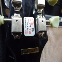 <p>John Lennon Signature electro-acoustic by Epiphone.</p><p>Condition: A couple of small dents.&nbsp; There is a crack in the table between the pickup and the edge of the soundhole (as seen in the pics).&nbsp; This will not get worse or compromise the structural integrity of the guitar.</p>