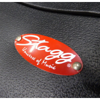 Acoustic hard case by Stagg.&nbsp; Will fit Dreadnought size and smaller.<br />