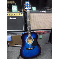 <p>Entry-level acoustic guitar with blueburst finish.</p><p>Condition: A few chips in the finish but structurally sound.</p>