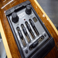 <p>Lovely thin-bodied electro-acoustic with all-solid construction and hard case.</p><p>This has been fitted with gold Wilkinson tuners.&nbsp; The original tuners are included.</p><p>Excellent condition.</p>