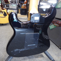 <p>Awesome hardtail stratocaster with black hardware, alnico pickups, and matching headstock.</p><p>Near mint condition.</p>