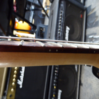 <p>Excellent double cut guitar with great playability, gloss black finish, 2 Powersound humbuckers with high output and great for rock/metal.</p><p>Good condition.</p>