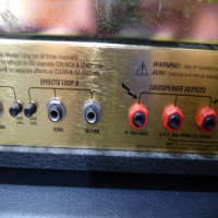 Fully serviced 100 watt valve guitar amplifier in excellent condition.