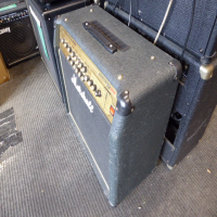 <p>Decent Marshall guitar amplifier in fair condition.</p><p>Features:</p><ul><li>100W stereo hybrid amplifier<br /></li><li>Single ECC83 valve preamp<br /></li><li>Three independent channels<br /></li><li>Built-in digital effects<br /></li><li>Celestion 12-inch speaker<br /></li></ul>