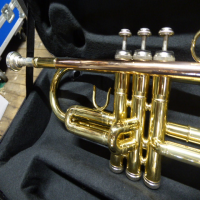 <p>Great student trumpet.</p><p>Constructed with a rose brass lead pipe for a warm, quality sound<br /><br /><br /></p><p></p>