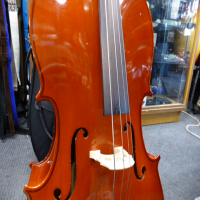 <p>A beginner-friendly instrument for students aged 7-11 starting lessons, ensembles, or home practice.&nbsp;</p><p>Its laminated spruce top and basswood back and sides produce a warm, even sound, giving you a clear foundation for developing bow control and intonation.&nbsp;</p><p>The sturdy laminated construction also provides the durability needed for regular practice and transport</p><p>Ebonised tuning pegs work alongside four integrated fine tuners, making it straightforward to bring each string to pitch and make smaller adjustments as you practise.&nbsp;</p><br />