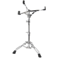 Robust double-braced snare drum stand.